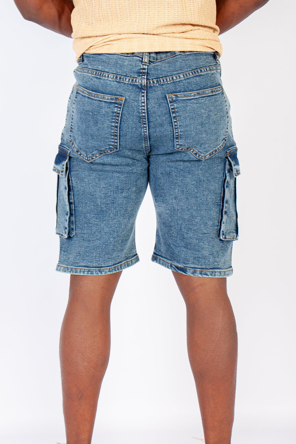 Cargo Denim Shorts