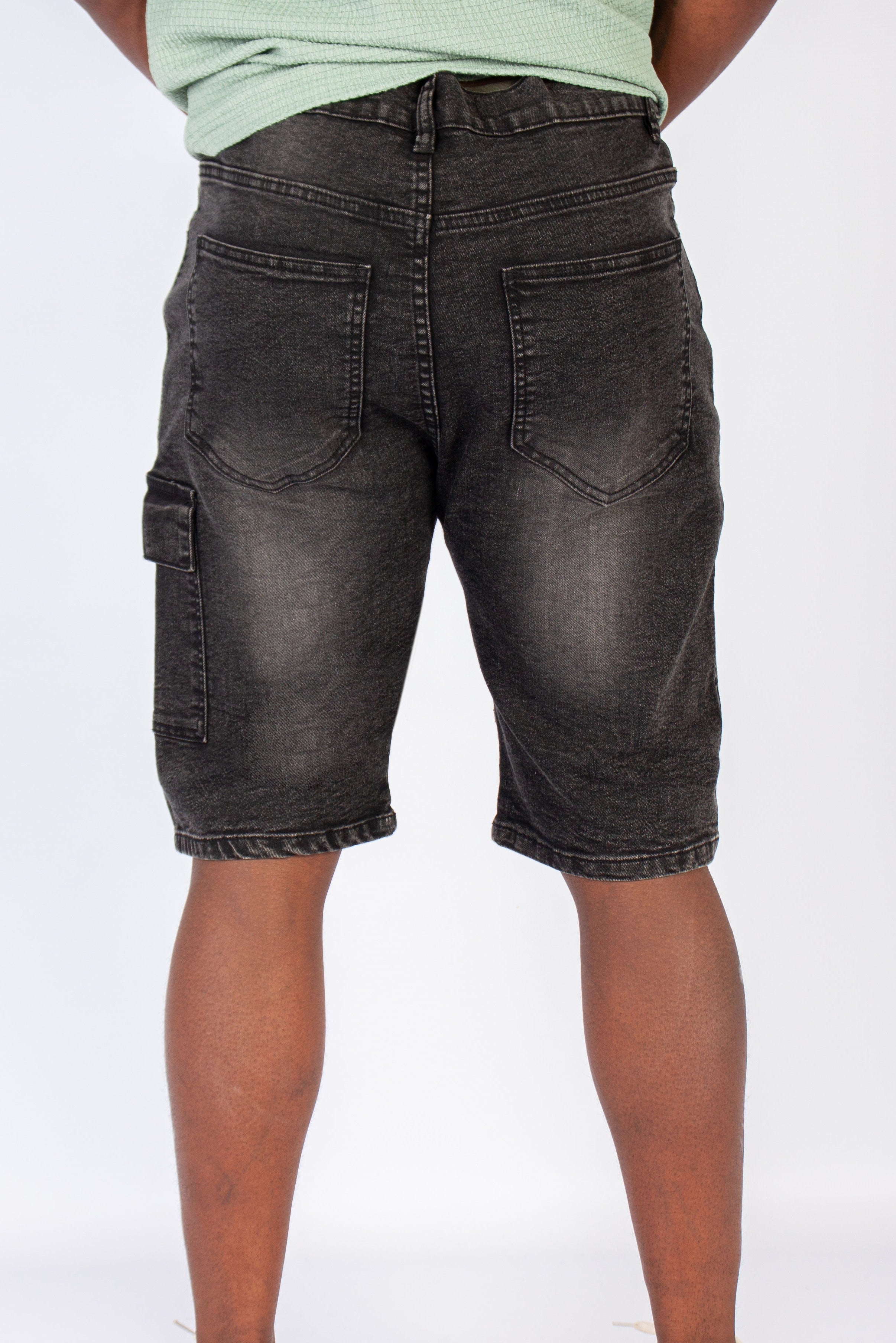 Cargo Denim Shorts